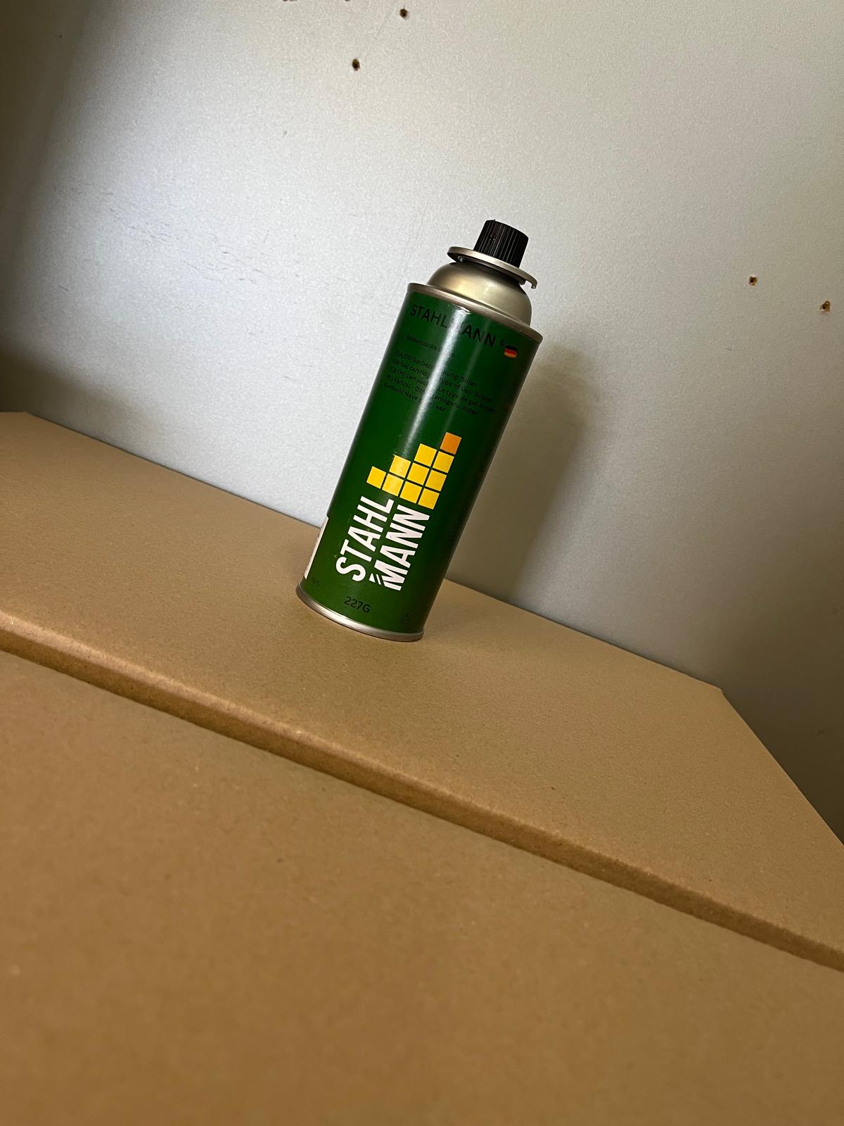 STAHLMANN Gaskartuschen – 227 g Butan, MSF-1a Ventil, Made in EU