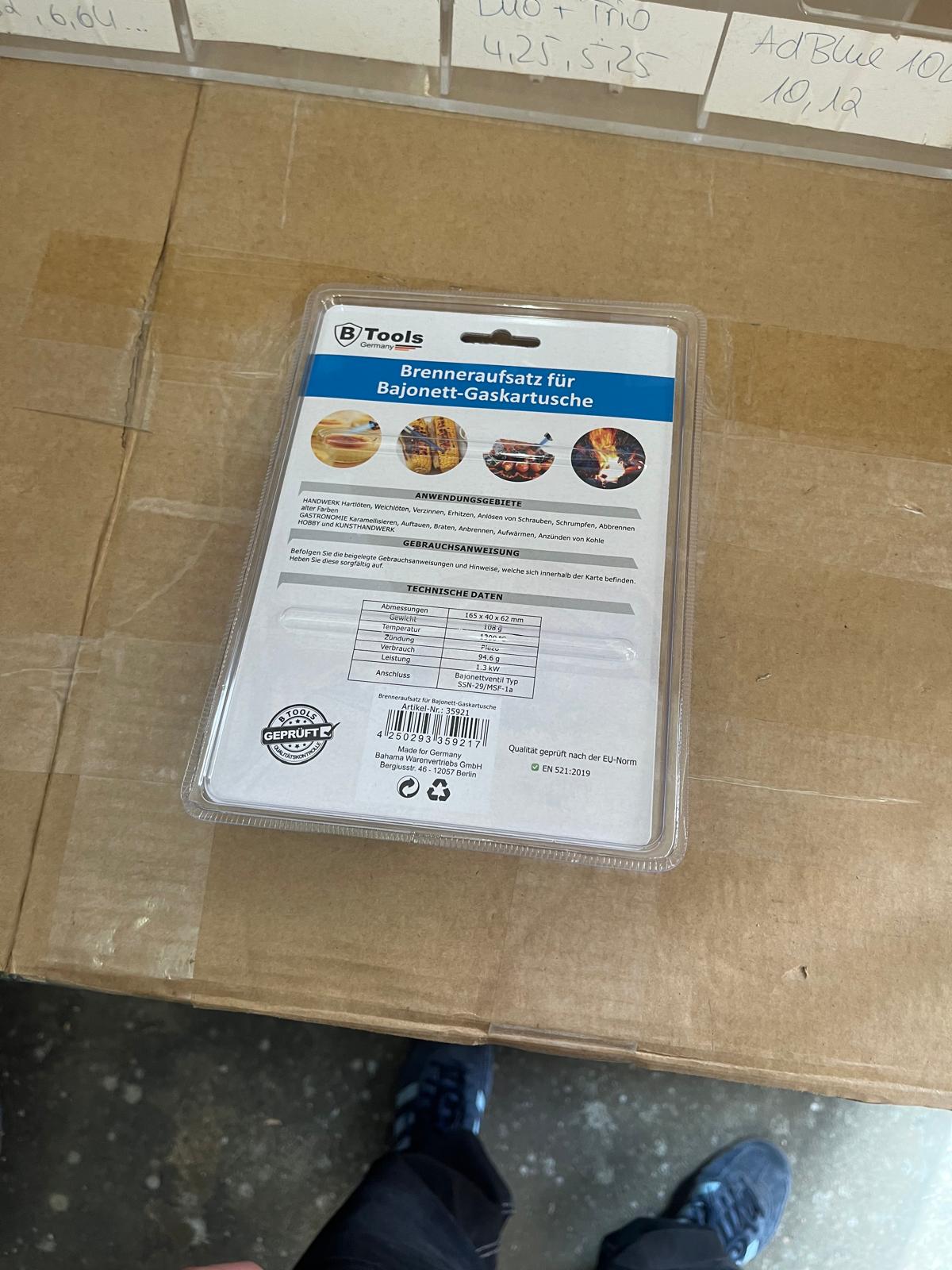 STAHLMANN Gasbrenner mit Kartusche 227 g – 1300 °C, Piezozündung, für Küche & Outdoor – Bild 2